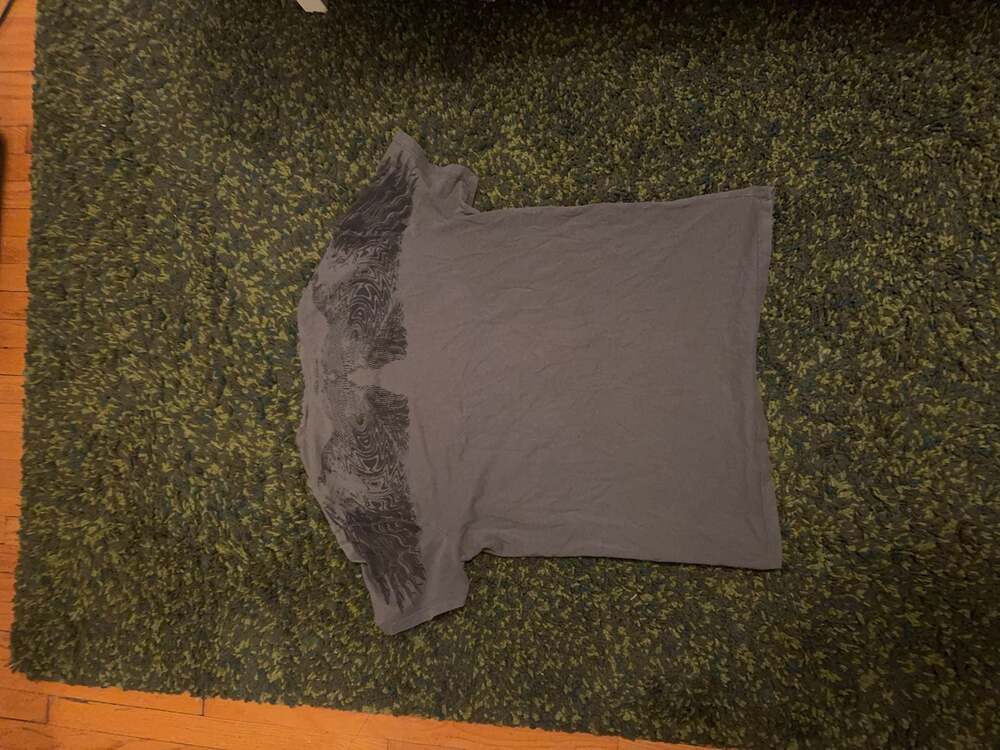 Armani Exchange Men's T-Shirt, Black Olive, large